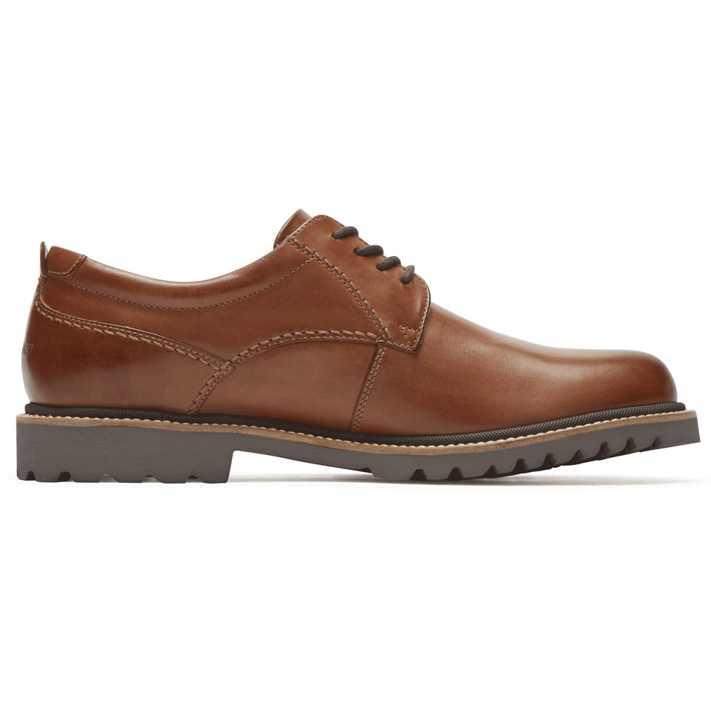 Rockport Mens Marshall Plain Toe - Oxfords Brown - XHU082435